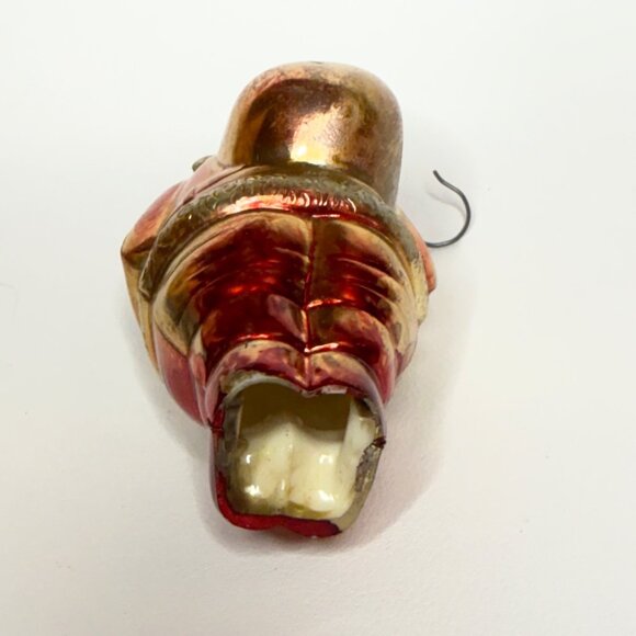 Vintage Santa Claus Christmas Ornament St. Nick Plastic Mid-Century - Picture 6 of 6